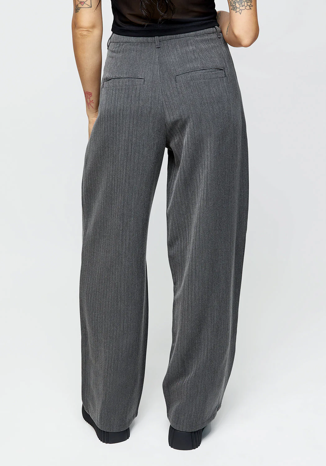 Herringbone Tailored Trouser - Image 4