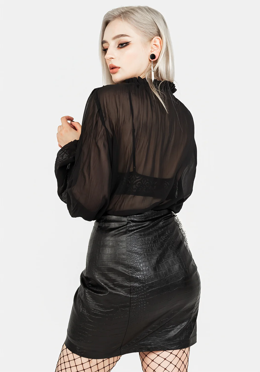 Villain Textured Blouse - Image 3