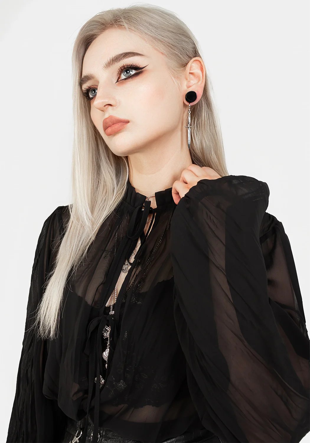 Villain Textured Blouse - Image 4